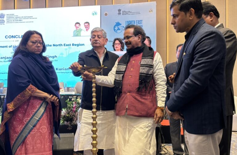 In Shillong, Union Minister Rajiv Ranjan Singh opens a livestock development conclave