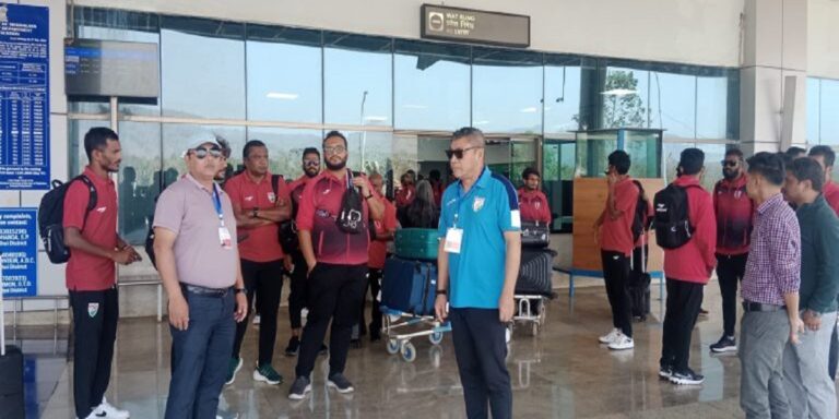 Maldives team arrives in Shillong for match with India