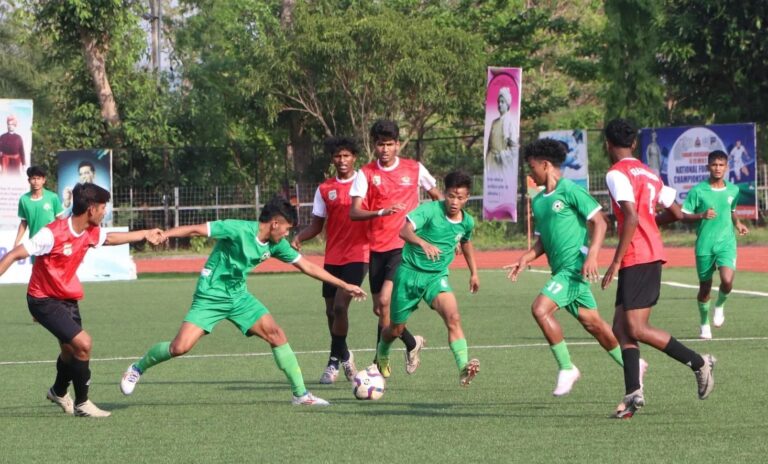 Rajasthan was defeated 4-0 by Meghalaya in the U-20 National Football Championship