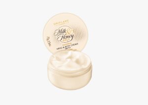 Oriflame’s Milk & Honey Nourishing Hand & Body Cream is designed to pamper your skin
