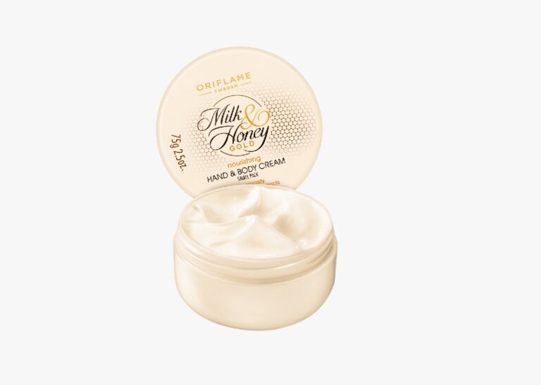 Oriflame’s Milk & Honey Nourishing Hand & Body Cream is designed to pamper your skin