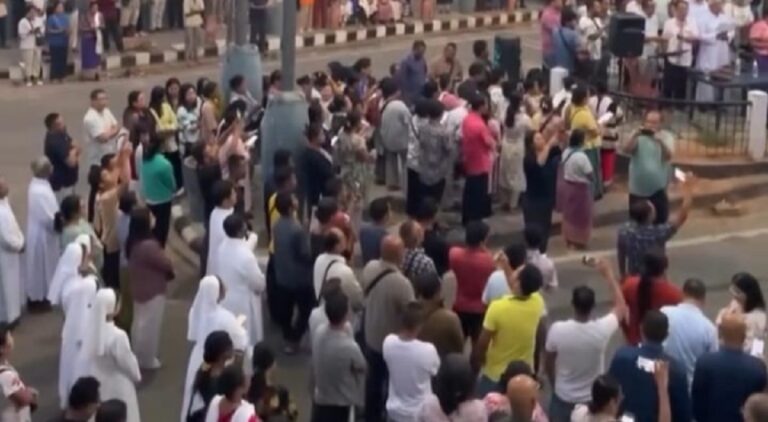 People gather in large numbers calling for return of normalcy in West Garo Hills