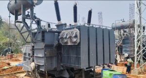 Inspection of under construction power sub-station in Nongpoh done by MLA